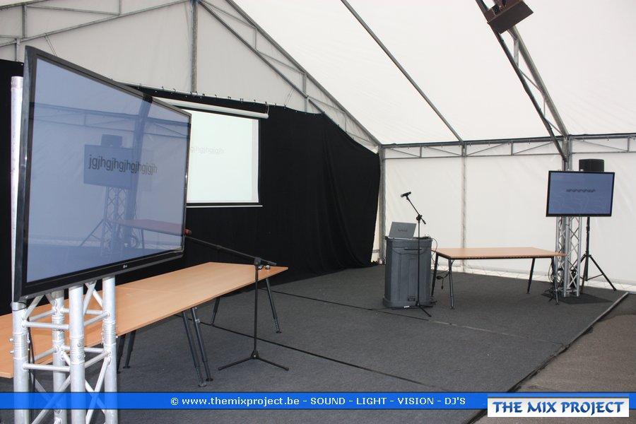 Foto´s Audiovisuele ondersteuning persconferentie Haven Genk 2012